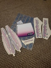 Piaggio Typhoon 125 Yellow/Pink NOS Sticker Set Genuine Rare