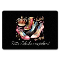 Schuhe Ausziehen FußMatte In 35X50 Cm Ohne Rand Mit Spruch Bitte Schuhe