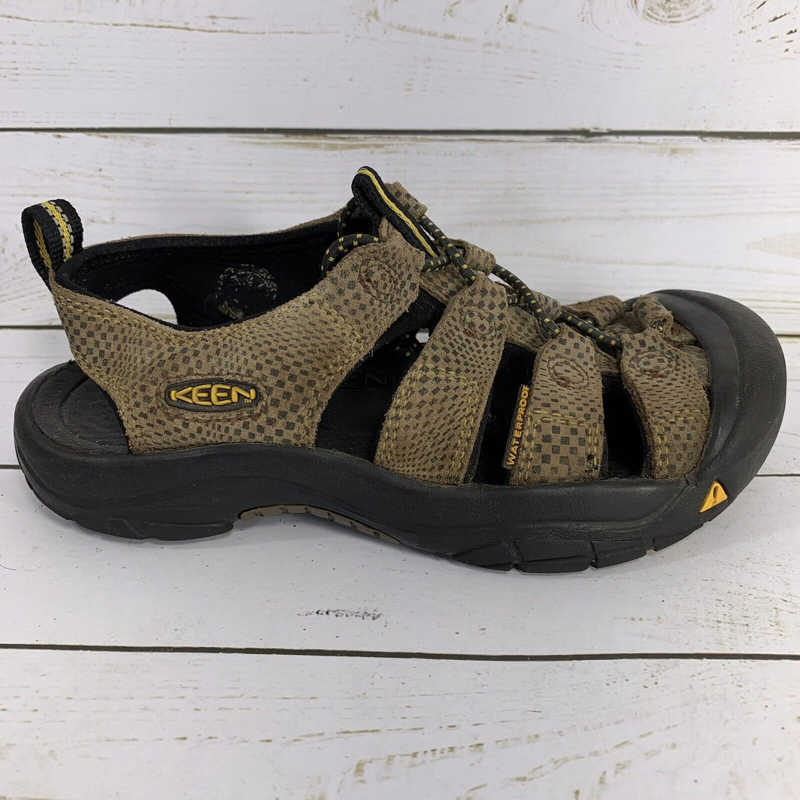 Sandali Keen Newport H2 ragazzo bambino taglia 2 pelle marrone escursionismo attivo in acqua