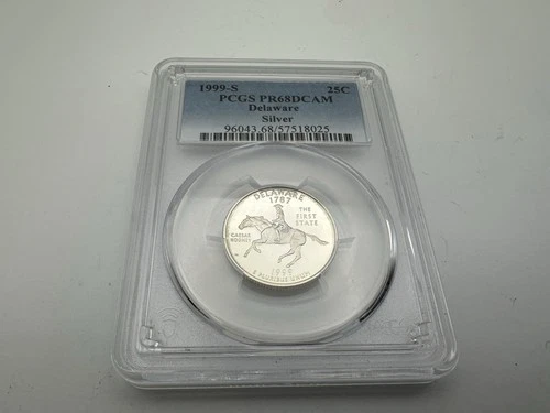 1999-S 50 State Quarters Delaware Proof — photo from the most recent tracked eBay sale