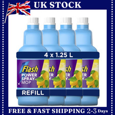 4 Pack Flash Speed Mop Refills Power Cleaning Solution 1.25 Litre Multi Surface 4.00 per litre