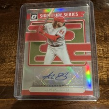 2021 Panini Donruss Optic Signature Series Autograph Alec Bohm SS-AB Phillies