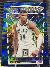 24-25 Donruss Optic My House Blue  Prizm Giannis Antetokounmpo # 09/85