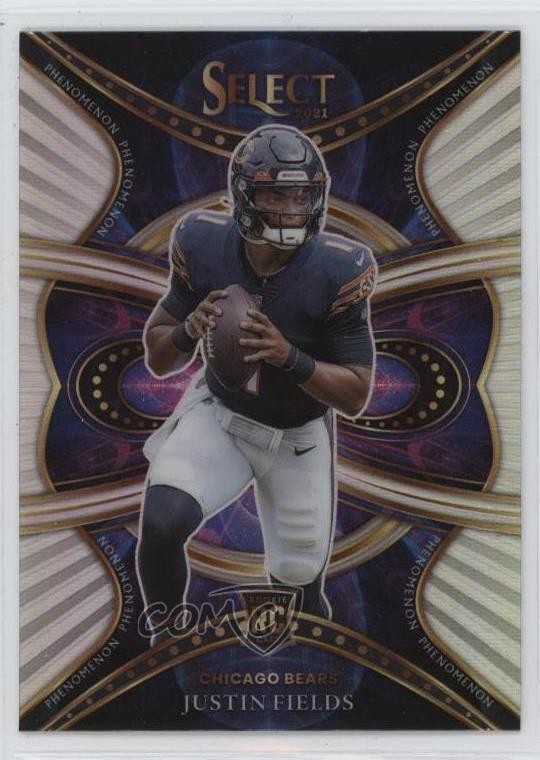 2021 Panini Select Phenomenon Silver Prizm Justin Fields #PHE-9 c2t