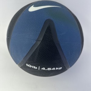 Nike 10 Pound LBS LB Strength Training Ball Slam Medicine Rubber Blue Black
