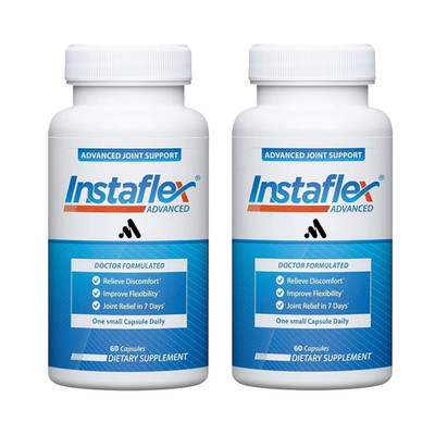2-Pack Instaflex Capsules   All Natural Daily Joint Health Support - 120 Caps