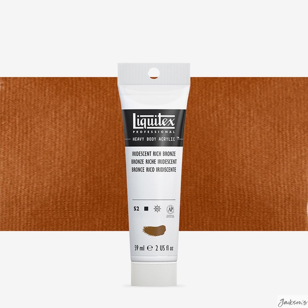 Liquitex Professional Heavy Body Acrylic Paint Tube 59ml Iridescent Rich Bronze