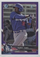 2018 Bowman Chrome Prospects Purple Refractor 32/250 Ibandel Isabel #BCP47 0zd5