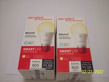 Sengled Smart light Bulbs Alexa 2 pack Bluetooth Mesh A19 Dimmable LED E26 60W B