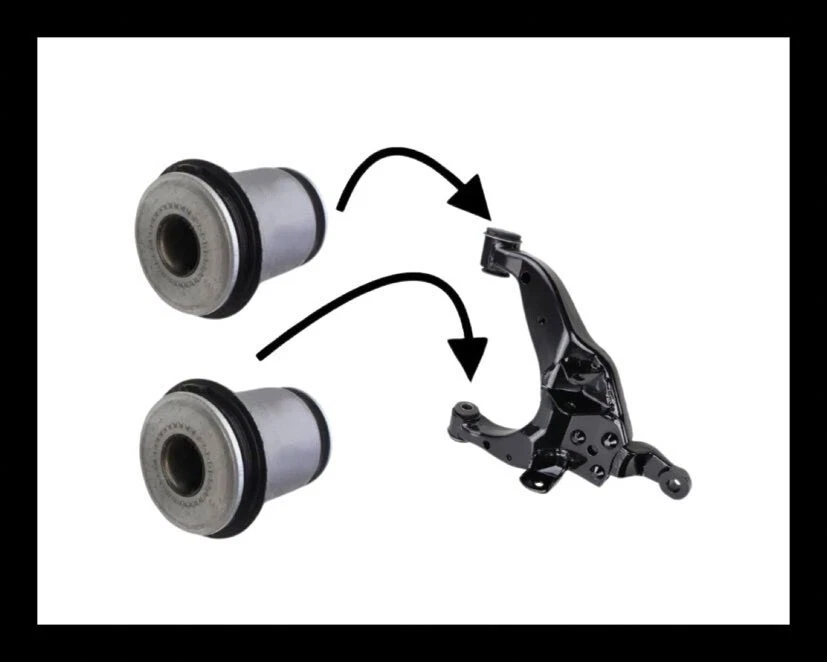 4 FRONT LOWER CONTROL ARM BUSHING FOR 1995-2004 TOYOTA TACOMA 4WD 2 SIDES - Image 2 of 2