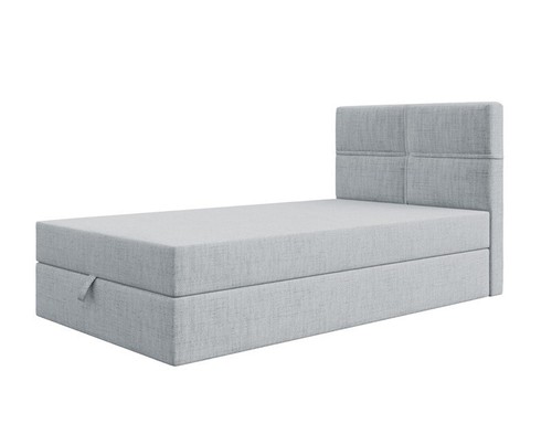 Bett NOLA MINI Boxspringbett mit Bettkästen, Topper H3, Einzelbett, Stauraum - Bild 24 von 37