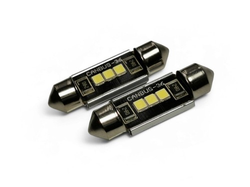 Fits Ford Mondeo MK3 Pure 6000k White LED number plate bulb replacements - Bild 2 von 4