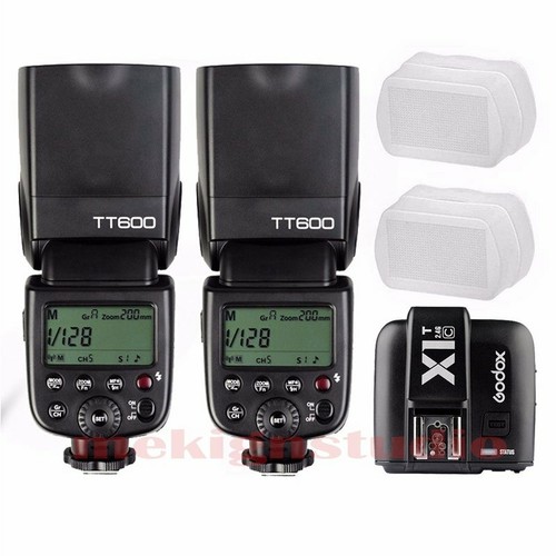 Godox TT600 2.4G Wireless Speedlite Flash For Canon / X1T-C Transmitter Kit New - Picture 11 of 14