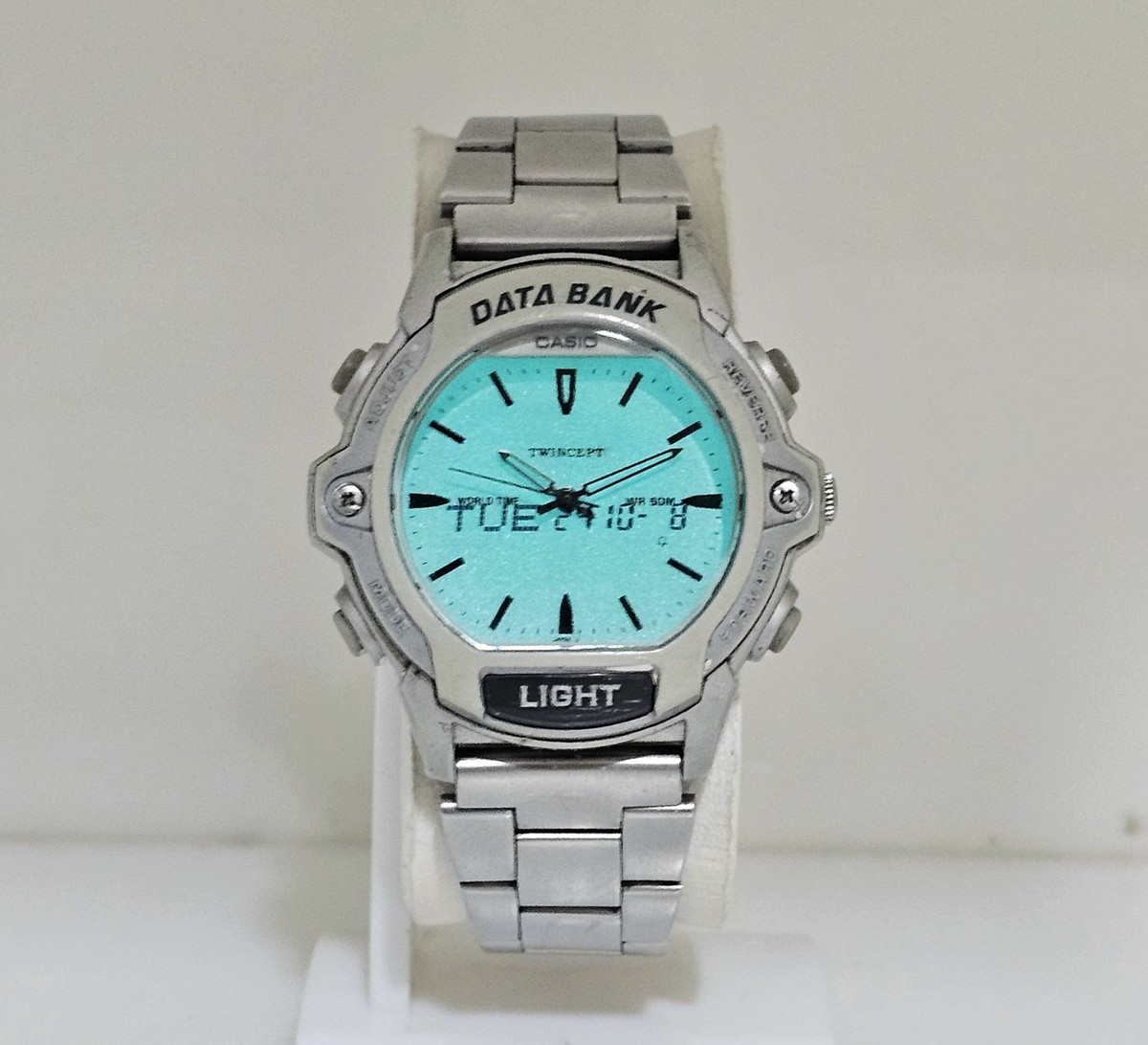 Casio Data Bank Twincept Quartz ABX-23 World Time Ana-Digi Casio Data Bank Twincept Quartz ABX-23 World Time Ana-Digi