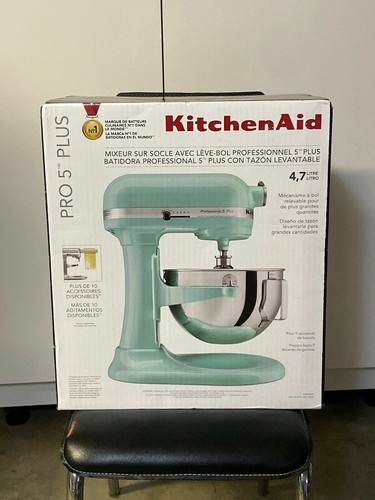 kitchen aid ice blue mixer