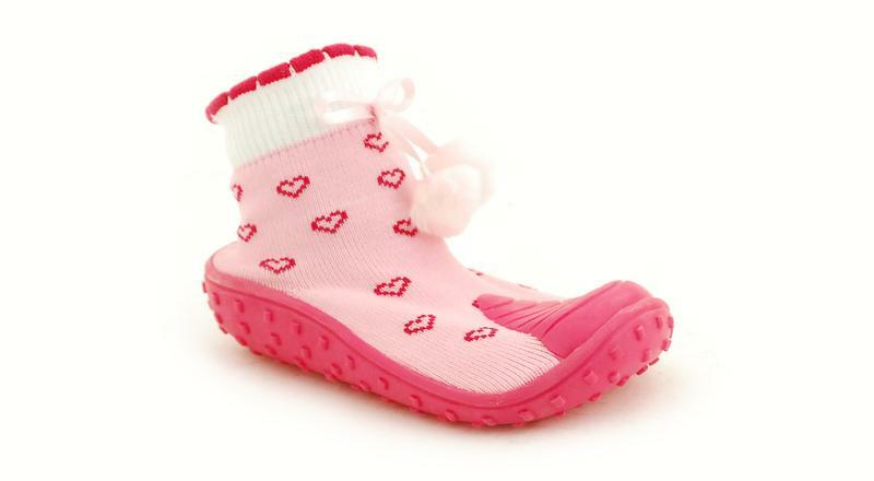 Bical Calcetines Fucsia Corazones X9854 Zapatos Infantiles & Zapato de Gateo