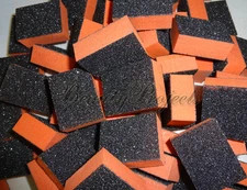 1500pcs 2 sided 80/80 Grit Sanding Mini Small Buffer Blocks Wholesale Lots Bulk