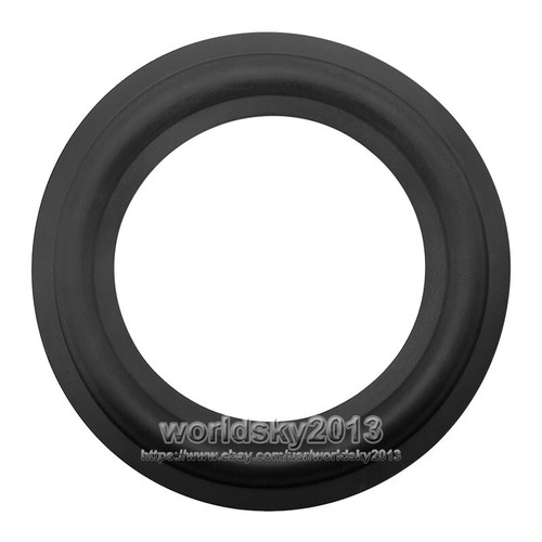 Parte de reparación de círculos envolventes de 5" pulgadas 121 mm altavoz borde de goma 2 piezas - Imagen 3 de 7