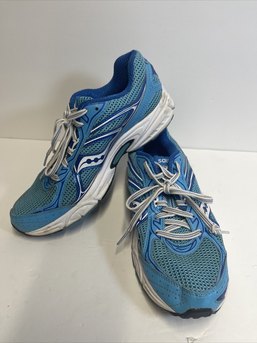 Saucony Cohesion Women's Running Shoes Gray Blue Walking Sneakers Sz