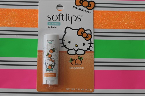 softlips hello kitty all natural lip balm-tangerine