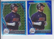 2 - 2021 Prizm Draft ETHAN WILSON Teal Velocity + Carolina Hyper PDP49 Phillies