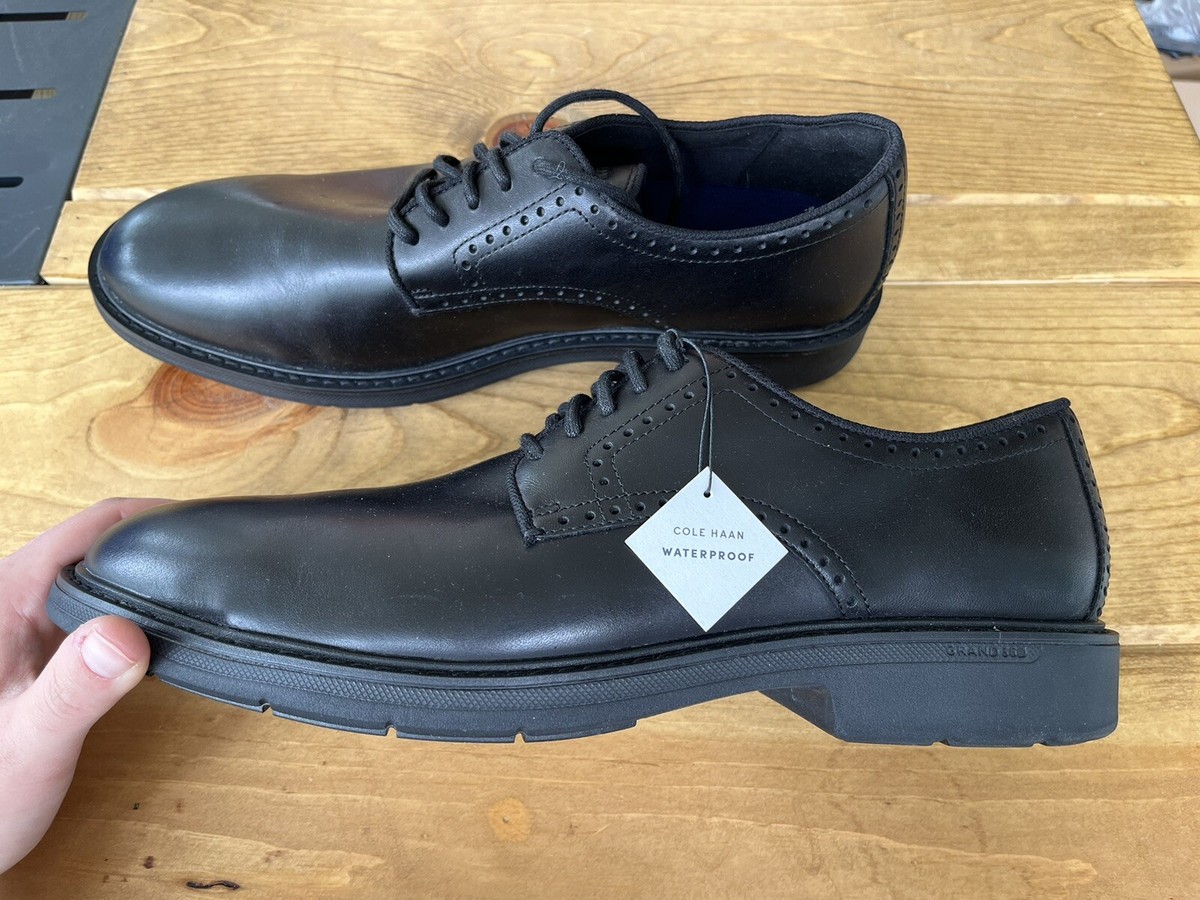 Cole Haan Men's Go-To Waterproof Plain Toe Oxford Style Cole Haan Men's Go-To Waterproof Plain Toe Oxford Style