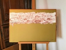 Lilthographie authentique estampe par Massada ou Raymond Moretti Art abstrait