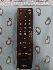 LG TV Remote Control - MODEL: AKB69680403 -BLACK-USED-FREE POSTAGE - GRADE B