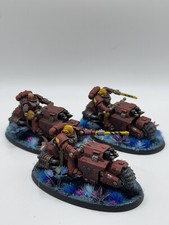 Warhammer 40K Space Marines, Blood Angels, Primaris Outriders Painted