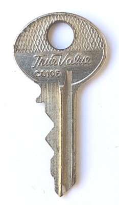 Vintage Key True Value C0106 Appx 1-1/2'' Replacement Locks Steampunk