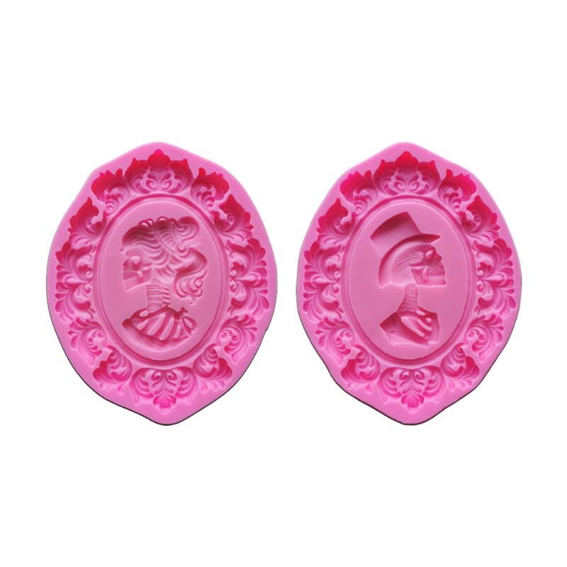 DIY Epoxy Resin Skeleton Photo Frame Silicone Mold for Crafting