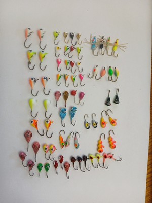 Ice Fishing Jig Lure lot Northland, VMC, Lindy, Jigs and Spins