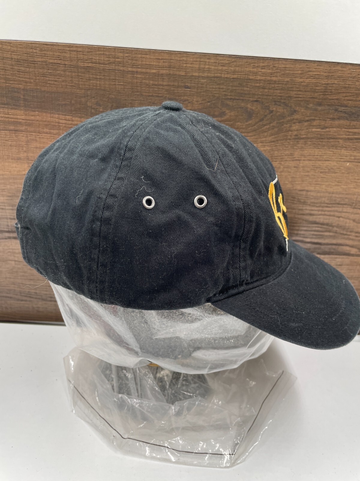 Brails Script Logo Strap Back Black Hat Cap By Ri… - image 6