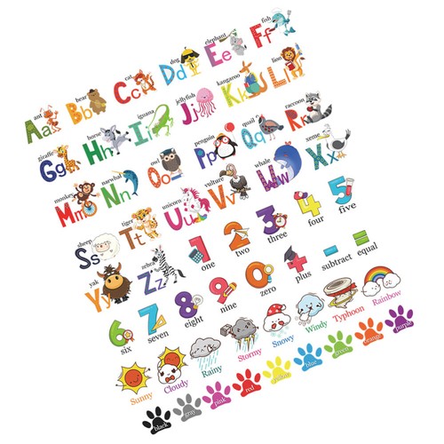 House Decorations for Home Alphabet Wall Stickers Fun Toddler Child eBay