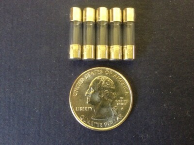 5x BUSS USA brand 200mA (0.2A) 250V Fast Quick Blow Glass Fuse 5x20mm GMA 200mA