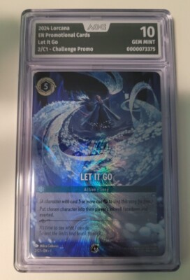 Disney Lorcana Let It Go Promo AOG 10 GemMint