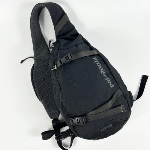 patagonia Logo Shoulder Bag Atom 8L Waist Bag Black [EXC patagonia Logo Shoulder Bag Atom 8L Waist Bag Black [EXC