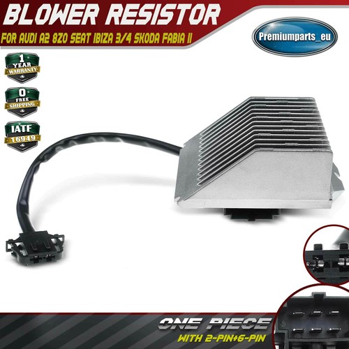 Heater Blower Resistor for Audi A2 8Z0 Seat 3/4 Skoda Fabia II