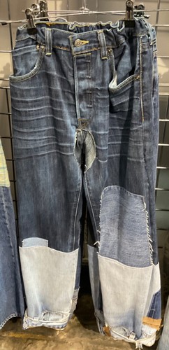 Random Vintage Upcycled Levi's Up & Down Jeans Recycled Mixed Colours Unisex - Picture 8 of 13