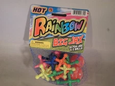 Hot Rainbow BIG JAX 16 Fun Jax & 2 Balls + Gift Ja-Ru Multi-Color           A1-4