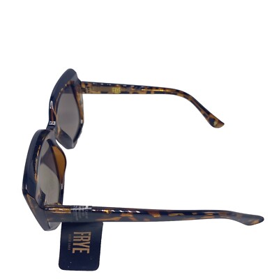 Frye and Co Tortoise Oversized Thick Frame Sunglasses DG1022 