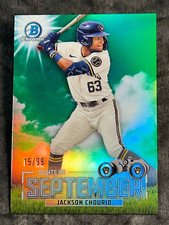 2023 Bowman Chrome GREEN REFRACTOR Sights On September Jackson Chourio 15/99