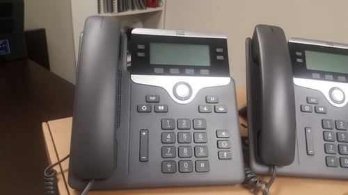 Lot of 5 Cisco 7841 CP-7841-K9 4 Line IP VoIP Business Phone Factory Reset - Picture 7 of 7