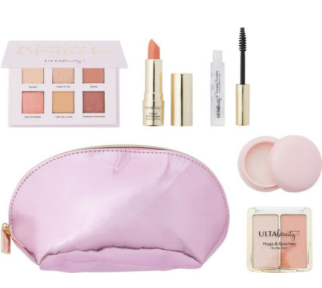 ULTA Beauty Set Travel Size Eyeshadow/Blush/Highlighter Palette & Cosmetic Bag eBay