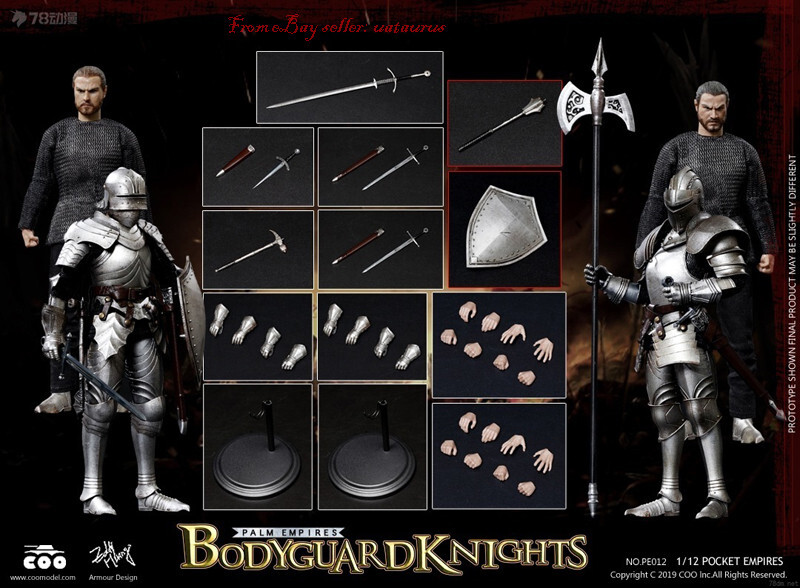その他 PALM EMPIRES BODYGUARD KNIGHTS PE012 Coomodel Pe012 1/12 Palm Empires - Bodyguard Knights Double
