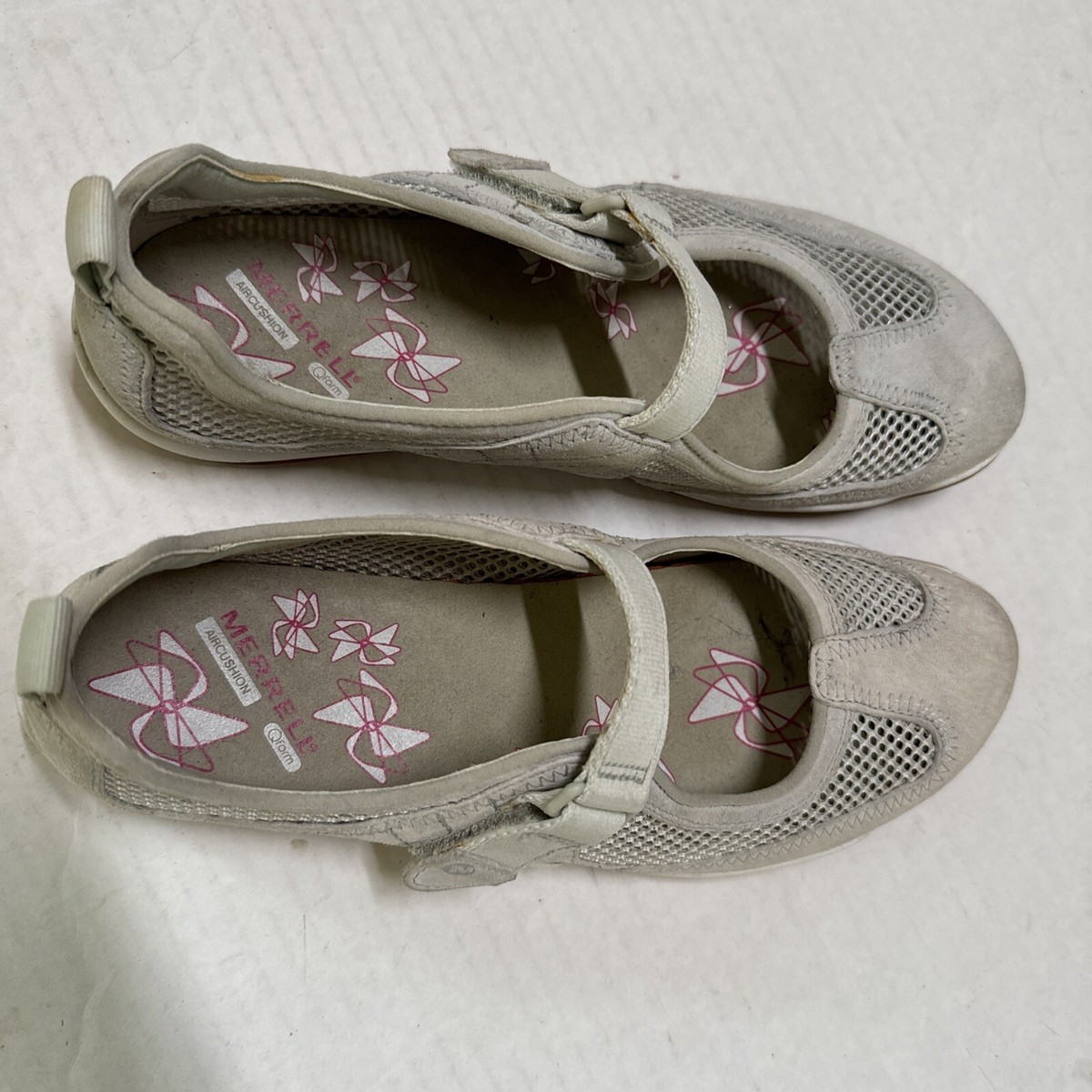 Merrell Lorelei Emme Ash Mary Jane Sporty Suede Mesh Wmn Slip On  Performance c