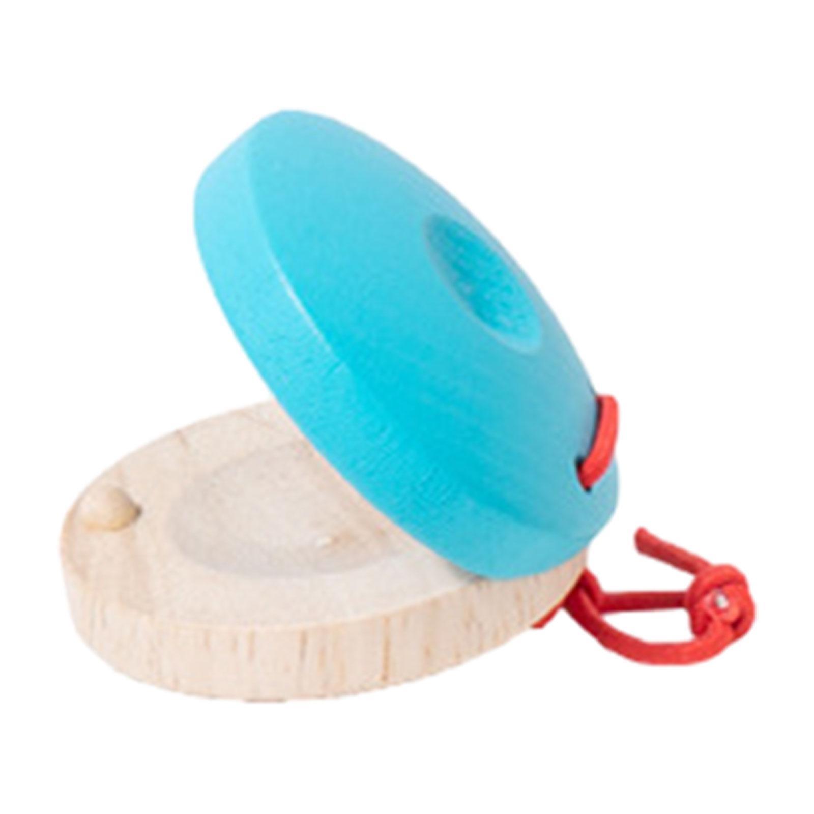 12-Piece Wooden Finger Castanets - Kids Percussion Musical Instruments