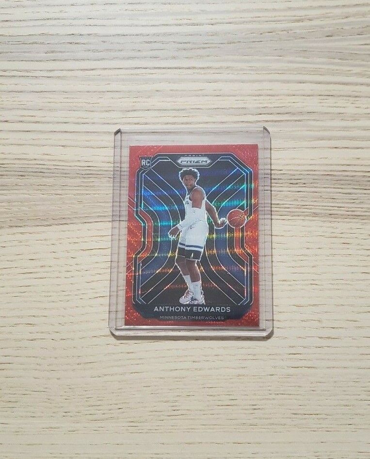 2020-21 Prizm Ruby Red Wave Parallel Anthony Edwards Rookie 2020-21 Prizm Ruby Red Wave Parallel Anthony Edwards Rookie
