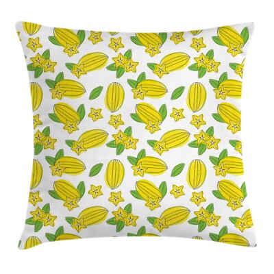 Kissenbezug Dekokissen für Sofa Hawaii Carambola Star Fruit Exotic