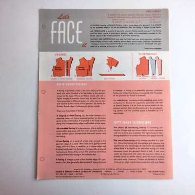 Let's Face It A Teacher's Guide To Facing Coates-Clark Family Of Products Know